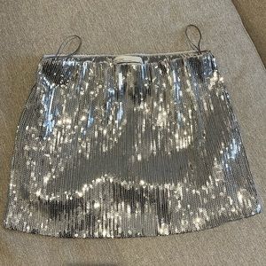 Oak and Fort Sequin Skirt